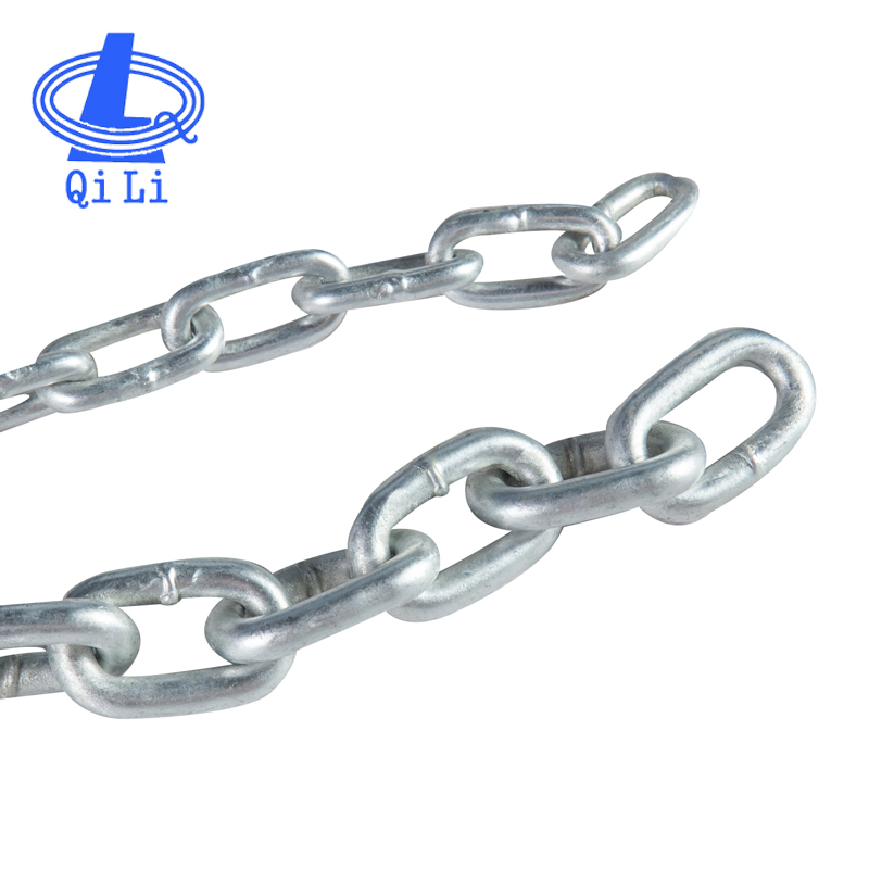 2- 13mm Galvanized Zinc Plated Welded DIN5685A Short Metal Link Chain