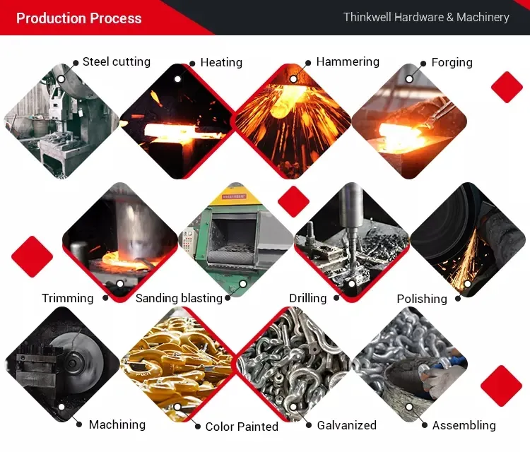 320A Forged Lifting Hoist Hook with Latch