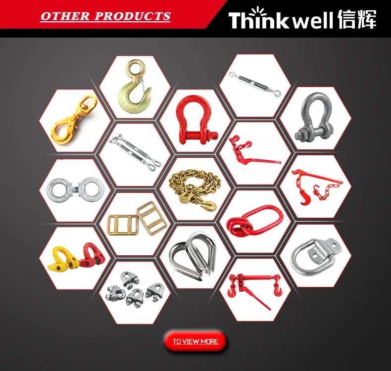 320A Forged Lifting Hoist Hook with Latch