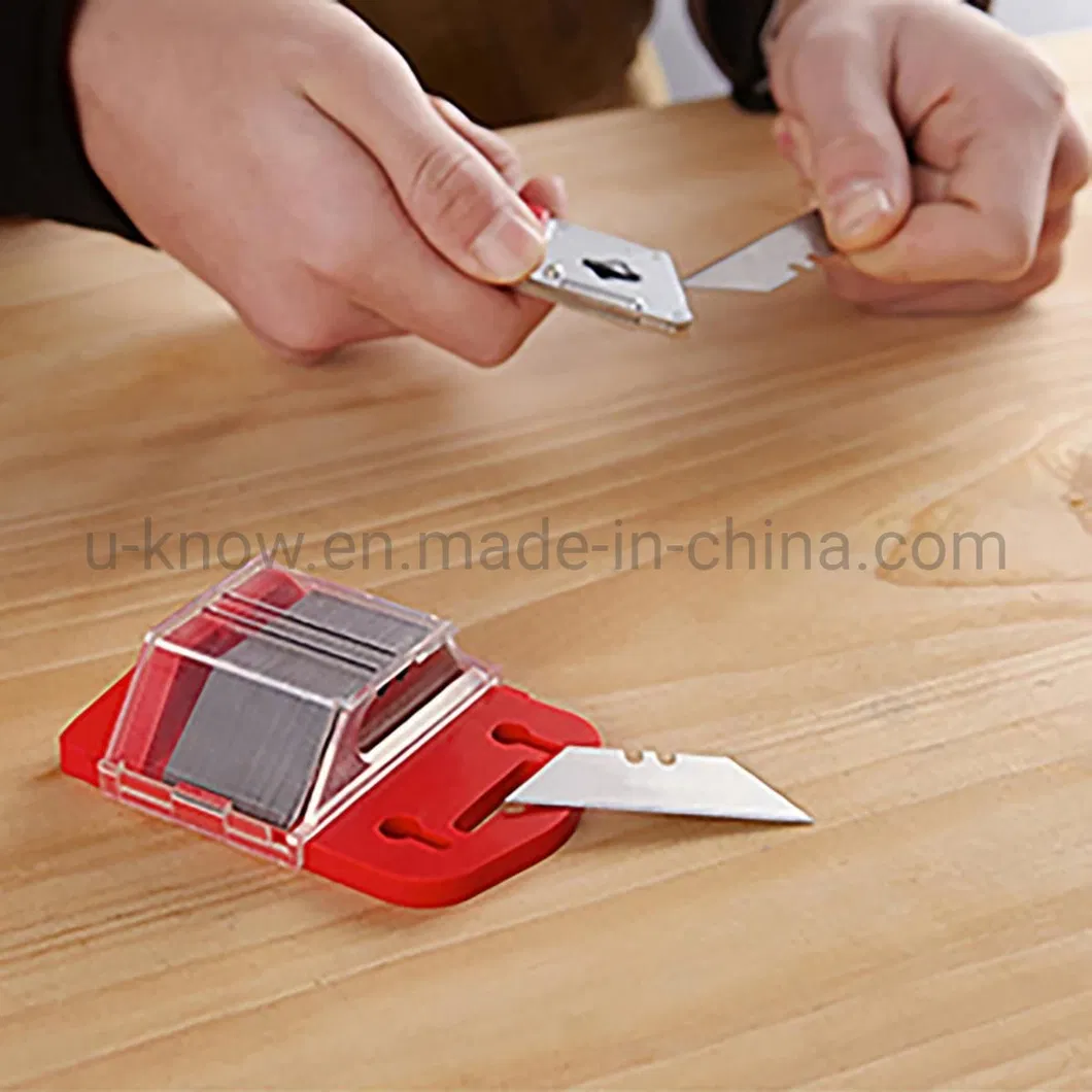 50PC Utility Knife Blades with Dispenser