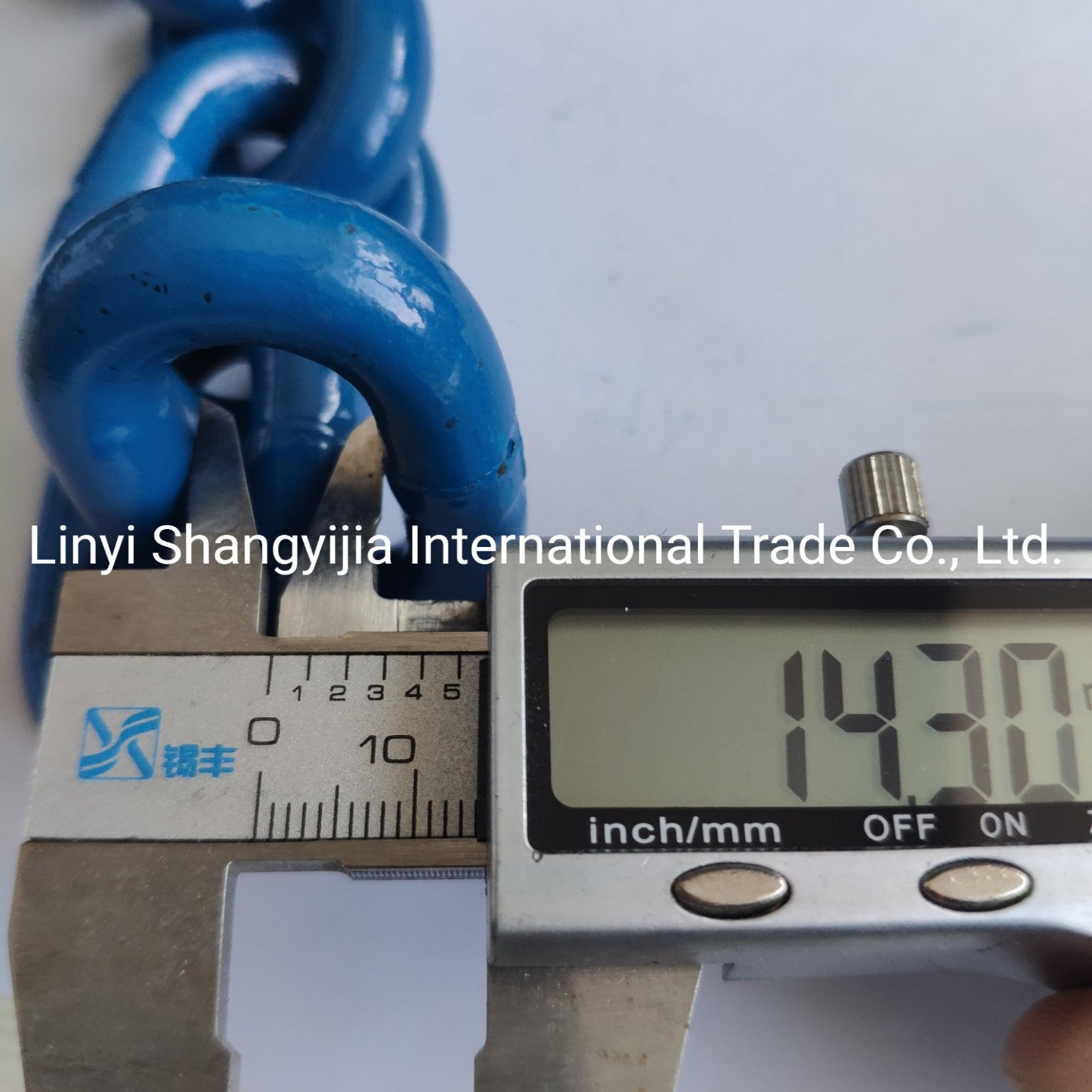 Alloy Steel 8620d Material Blue Coated 10mm G100 Lifting Chain