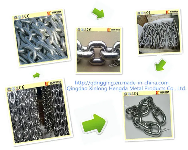 Anchor Chain Stainless Steel Heavy Duty G80 70 Anchor Chain