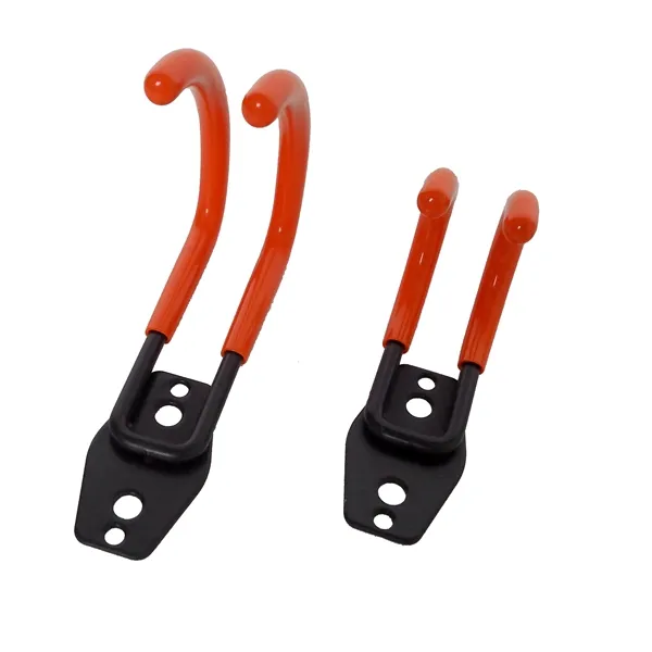 Bicycle Storage Hook Double Arm Hanger Power Tools Holder with PVC Dipped