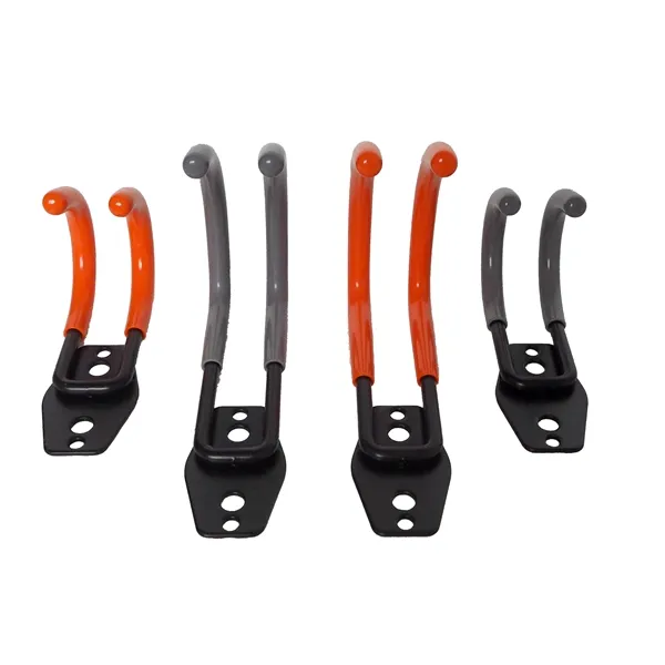 Bicycle Storage Hook Double Arm Hanger Power Tools Holder with PVC Dipped