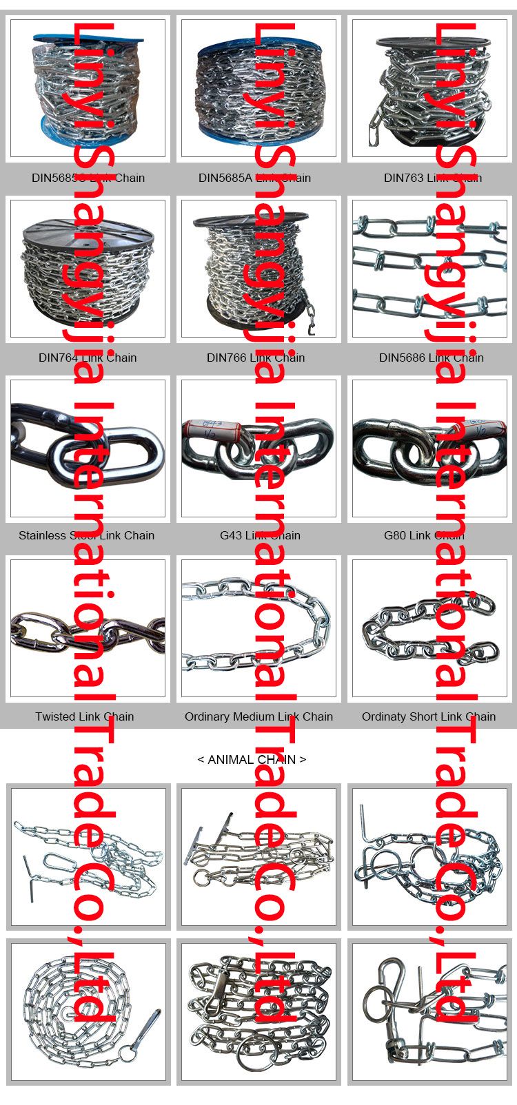 Bulk 13mm 16mm 19mm Black Hardened Metal Cast Iron G80 Lifting Chain Industrial G I Lashing Chain