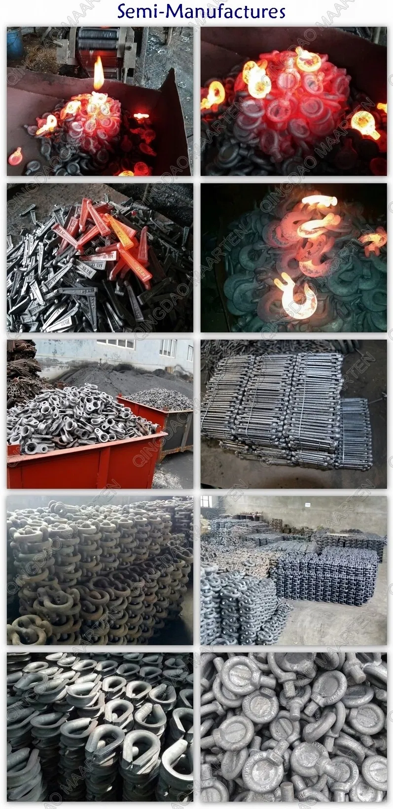 Casting Heavy Duty Malleable Cast Wire Rope DIN3091 Thimble