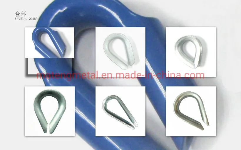 Casting Heavy Duty Malleable Cast Wire Rope DIN3091 Thimble