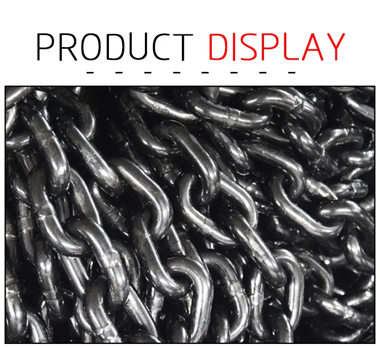 China Hangzhou Dele 8X24mm Black Hoist Load Link Chain G80