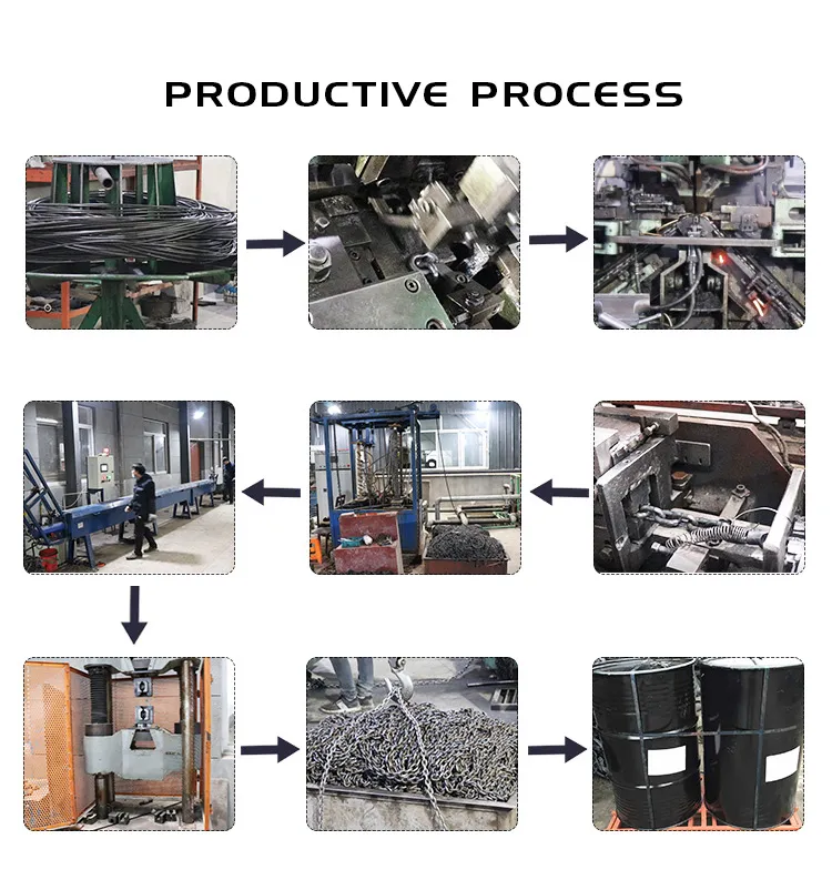 China Hangzhou Dele 8X24mm Black Hoist Load Link Chain G80