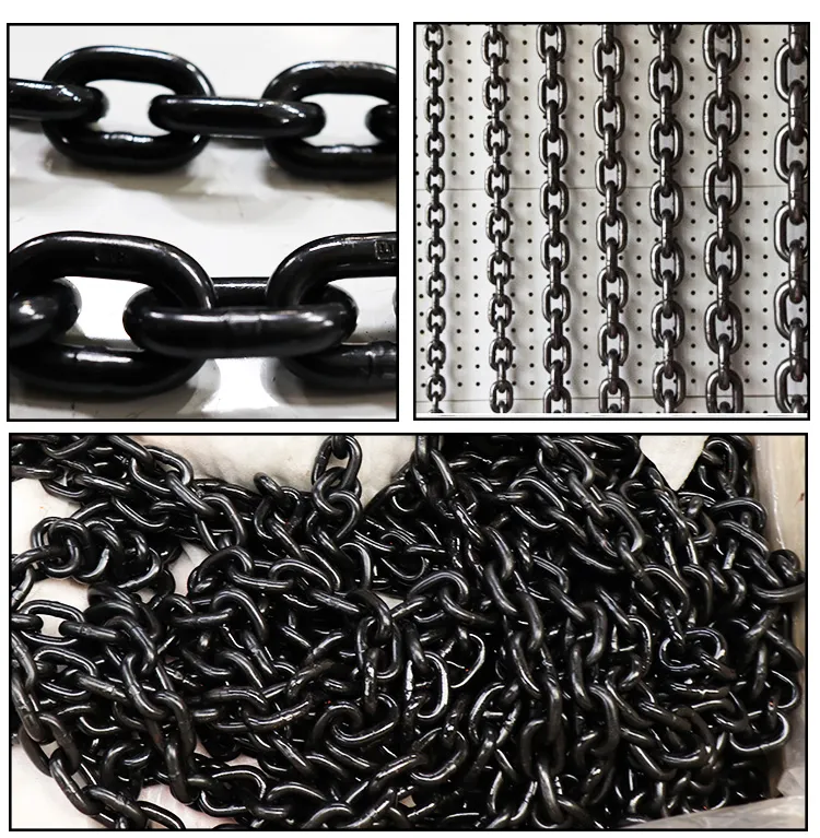 China Hangzhou Dele 8X24mm Black Hoist Load Link Chain G80