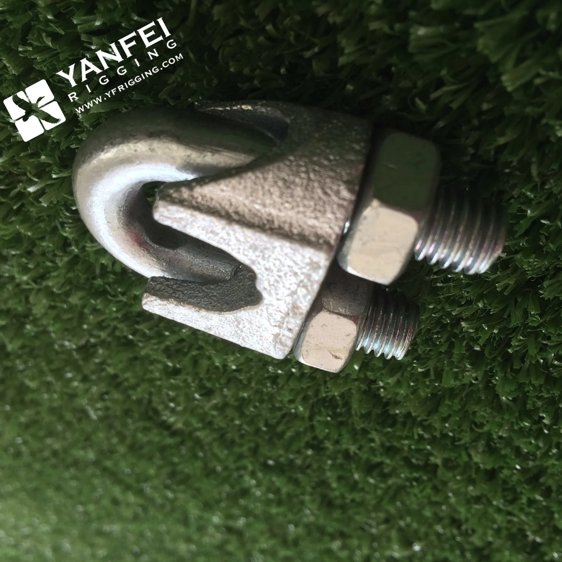 DIN 741 Galvanized Malleable Cross Wire Rope Clip for Lifting