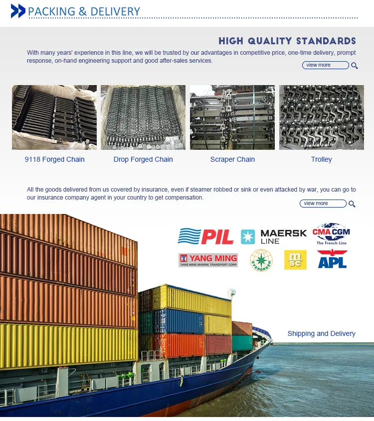 Durable Overhead Enclosed Track Conveyors Uised Line Painting Equipment for Sale Uh-5075-Hh Heavy Flexible Conveyor Chain for Painting Lines Road