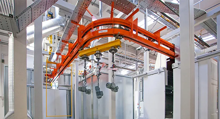 Durable Overhead Enclosed Track Conveyors Uised Line Painting Equipment for Sale Uh-5075-Hh Heavy Flexible Conveyor Chain for Painting Lines Road