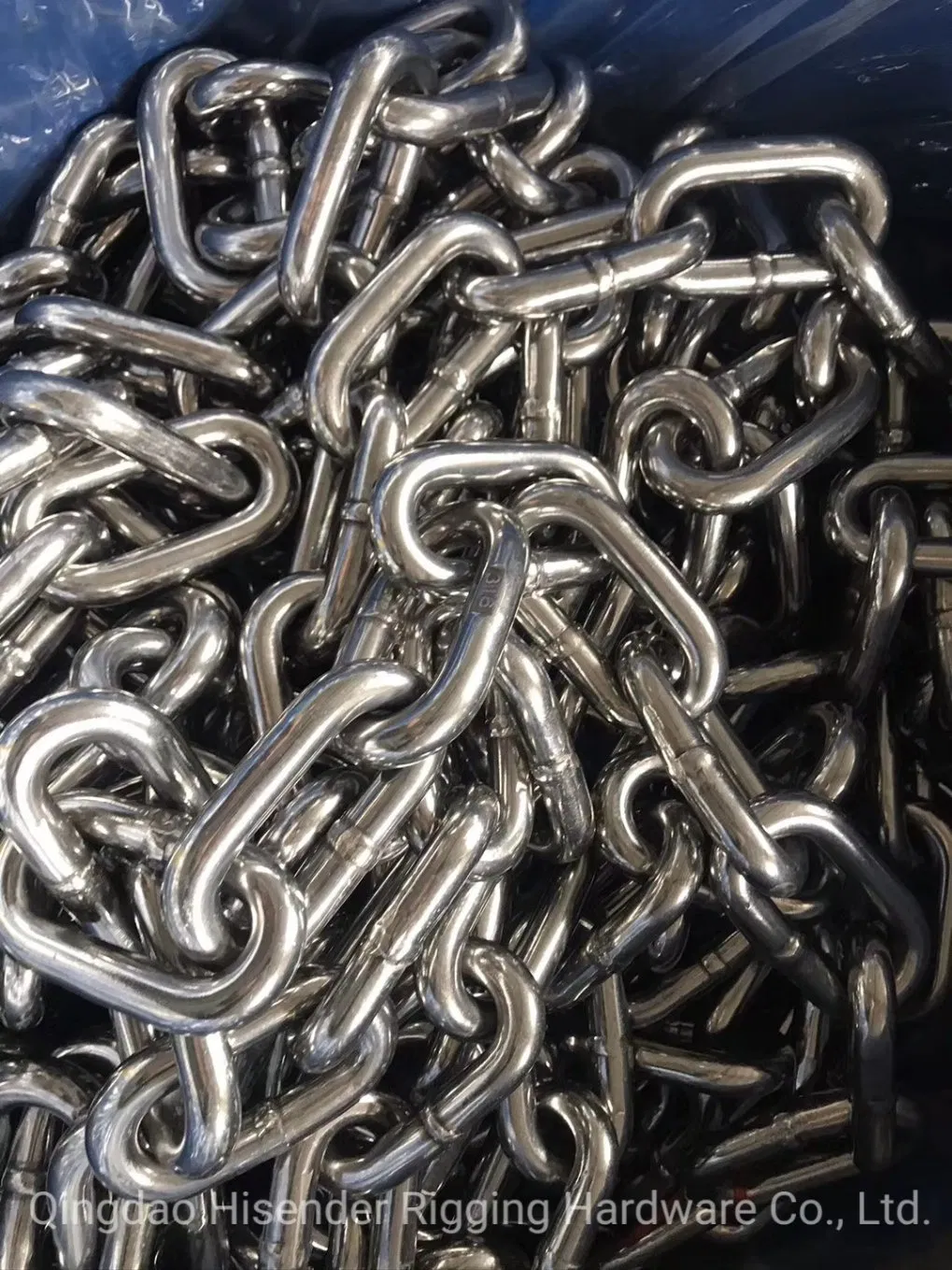 E. Galvanized DIN5685A/C Short and Long Link Chain