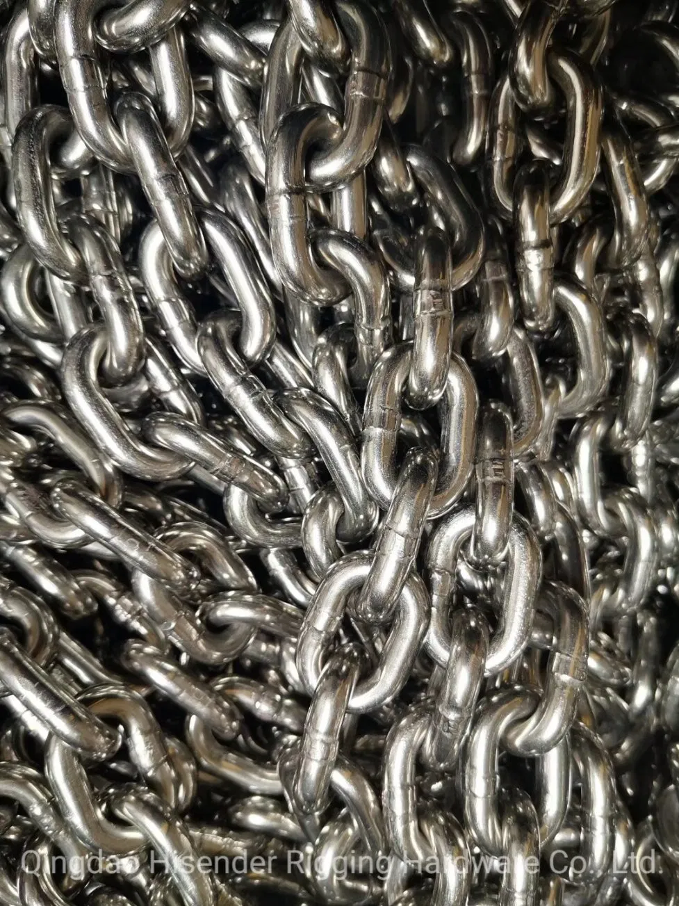 E. Galvanized DIN5685A/C Short and Long Link Chain