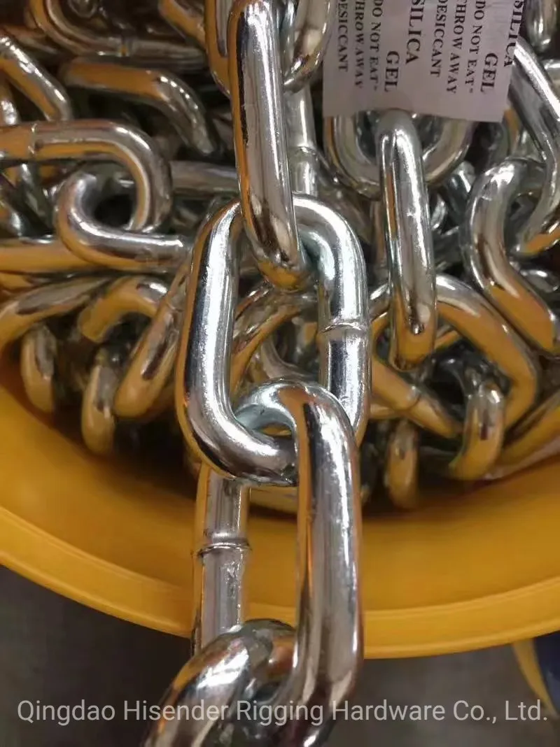 E. Galvanized DIN5685A/C Short and Long Link Chain