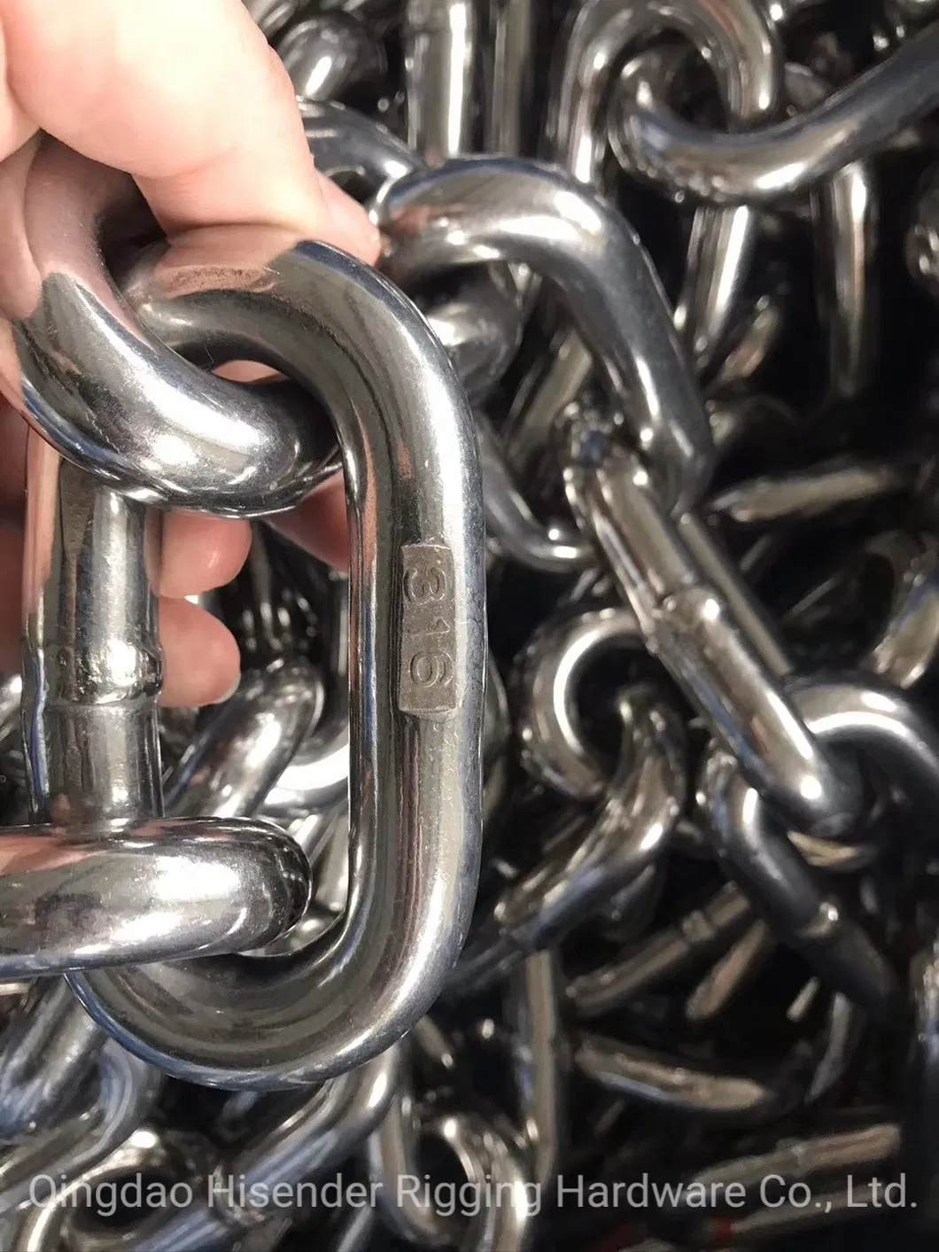 E. Galvanized DIN5685A/C Short and Long Link Chain