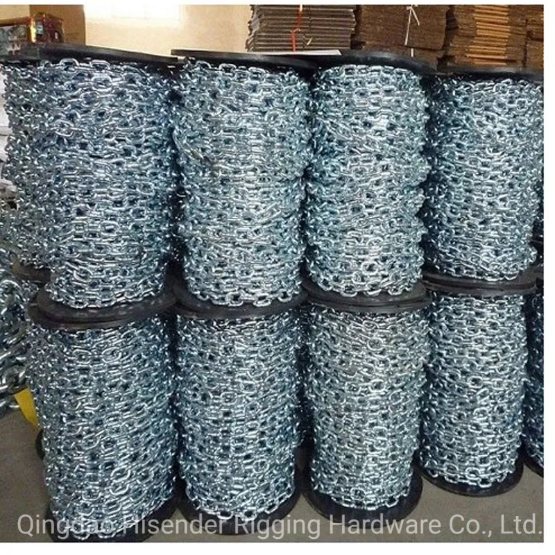 E. Galvanized DIN5685A/C Short and Long Link Chain