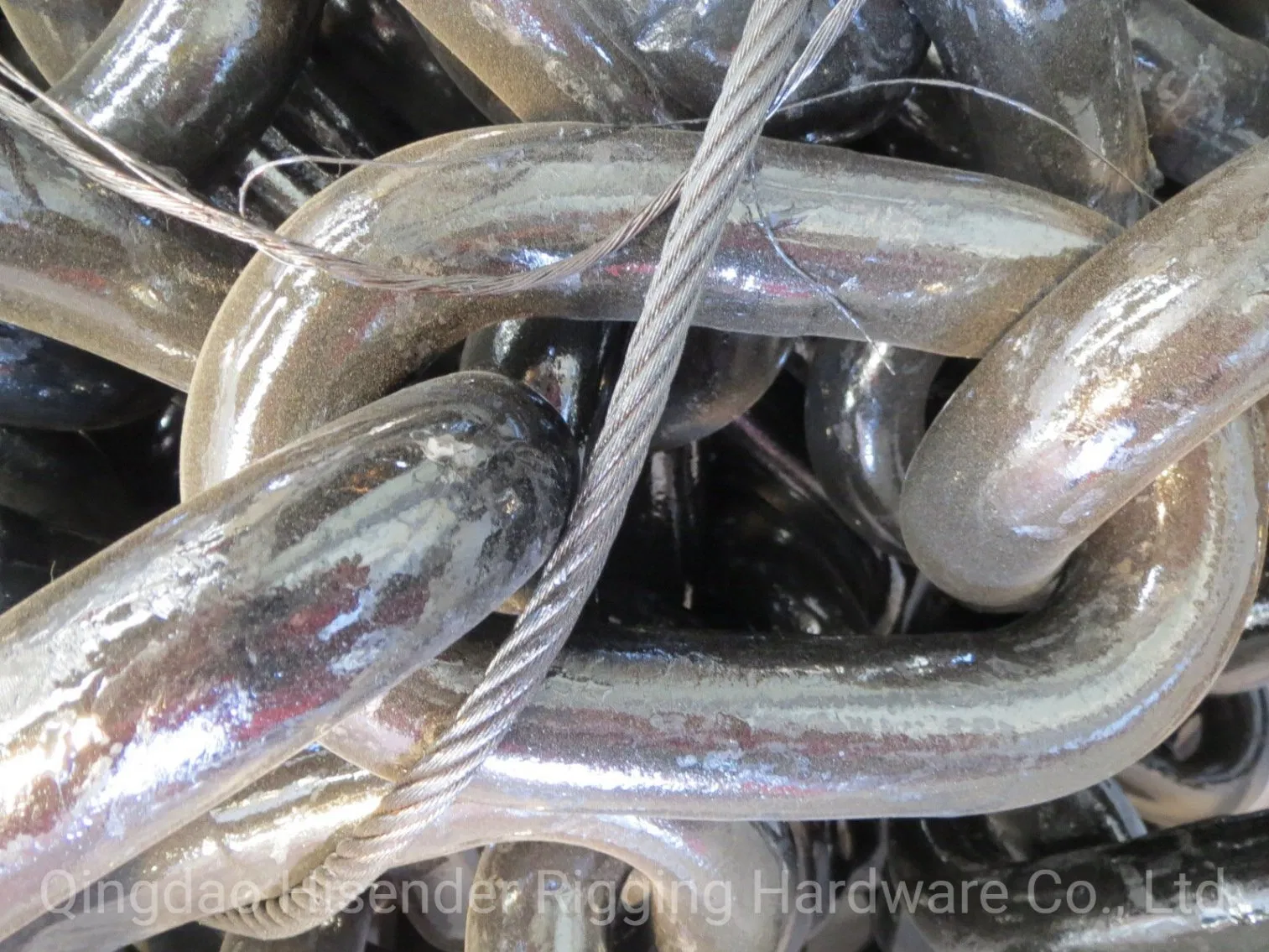 E. Galvanized Welded Open Anchor Chain