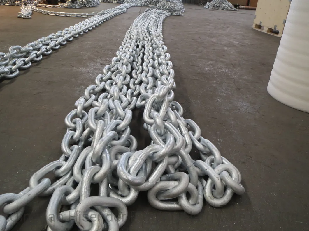E. Galvanized Welded Open Anchor Chain