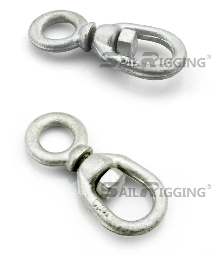 Eye & Eye Carbon Steel G401 Chain Swivel Rings