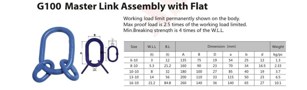 G100 Master Link with Grab Hook