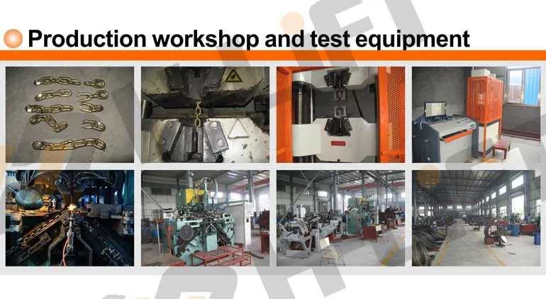 G43 High Test 1/4′′-5/8′′ Mild Steel Link Chain Nacm96