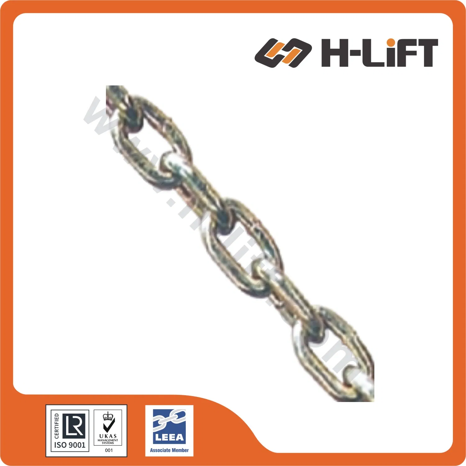 G43 High Test 1/4''-5/8' Mild Steel Link Chain Nacm96