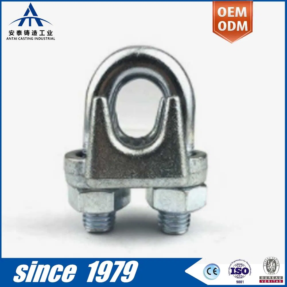 Galvanized Malleable DIN741 Wire Rope Cable Clips for Rigging Hardware
