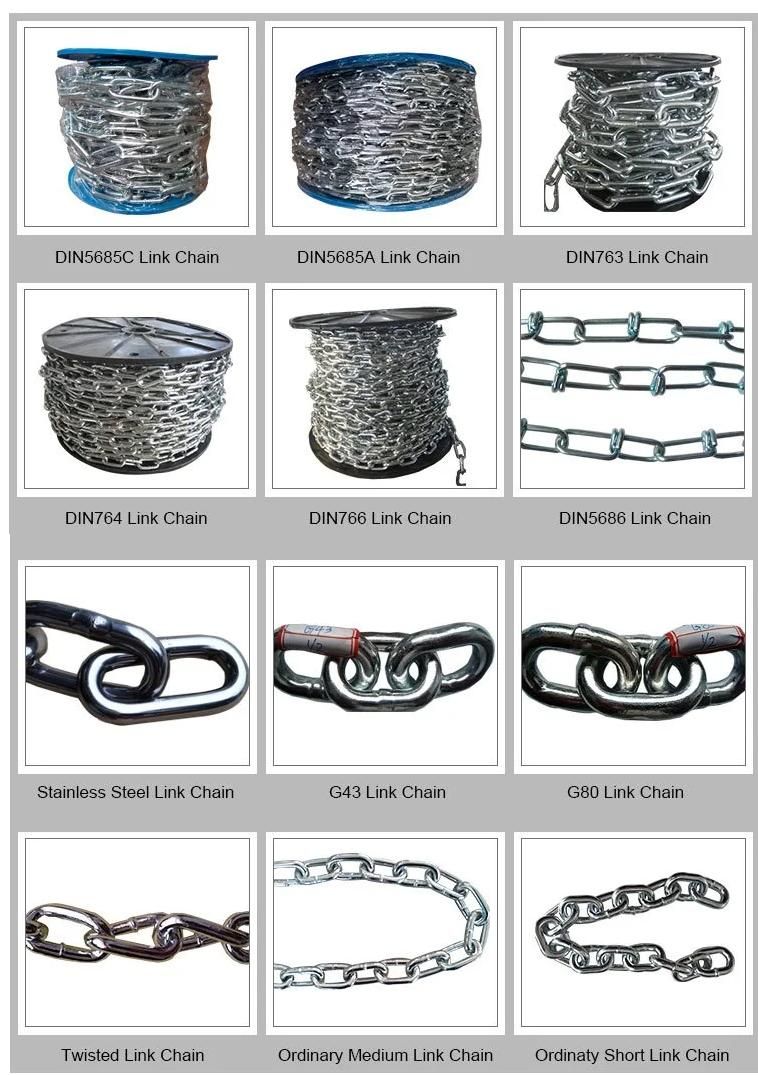 Grade 30 G30 Ordinary Mild Steel Link Chain