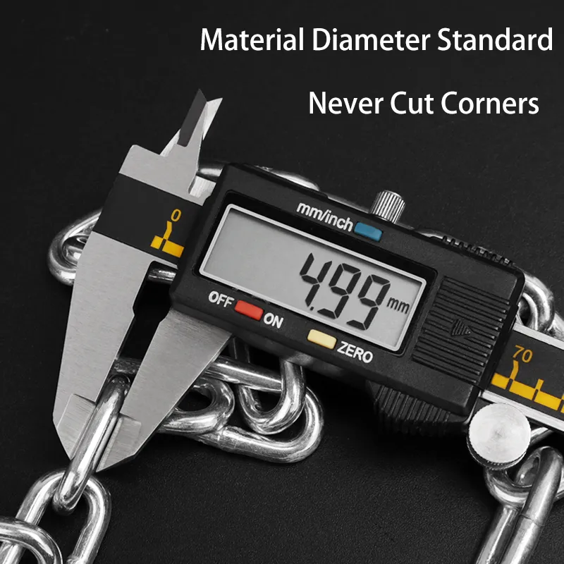 Hardware DIN5685A Short Round Link Chain Grade30 G30 Deburring Welded Galvanized Chain with High Quality