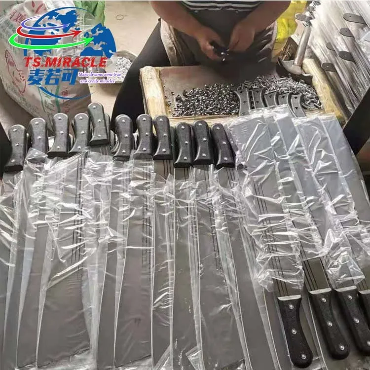 Hot Sale Cane Knife Types of Machete Knife with Wood Handle High Quality Machete