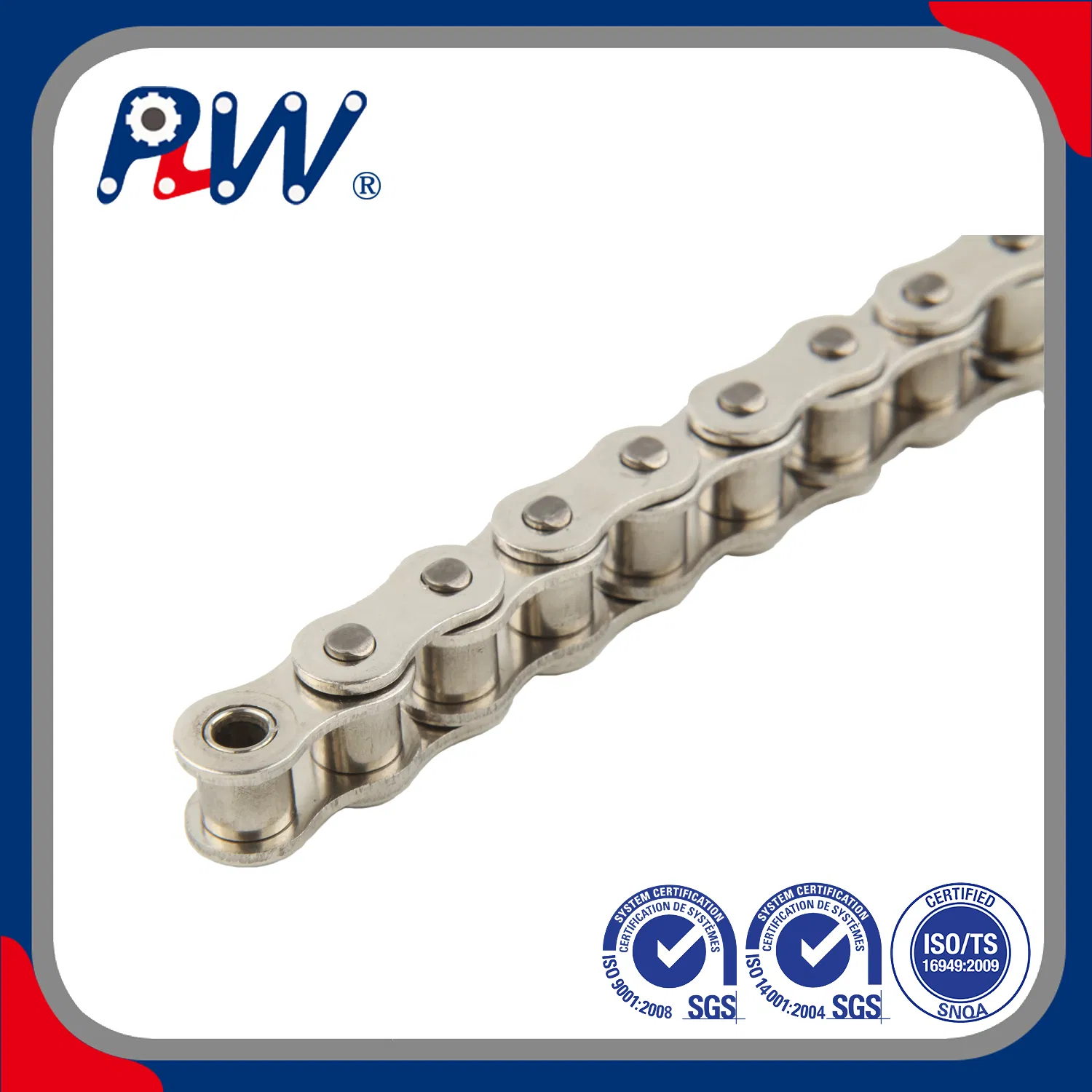 Made-to-Order 50ss -1 Industrial Stainless Steel Chain with ISO9001: 2008