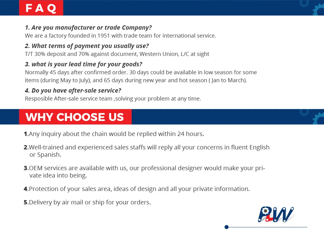 Made-to-Order 50ss-1 Roller Transmission Chain