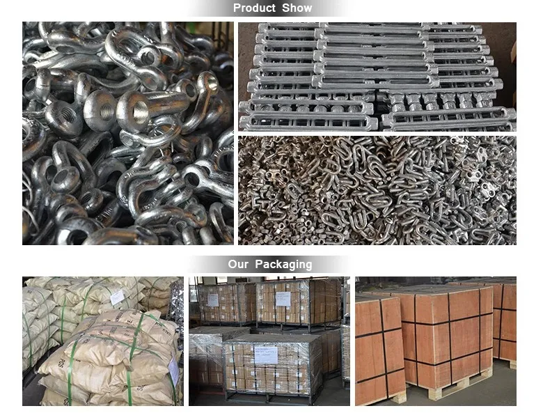 Metal 45#Steel U Bolt Drop Forged Wire Rope Clip