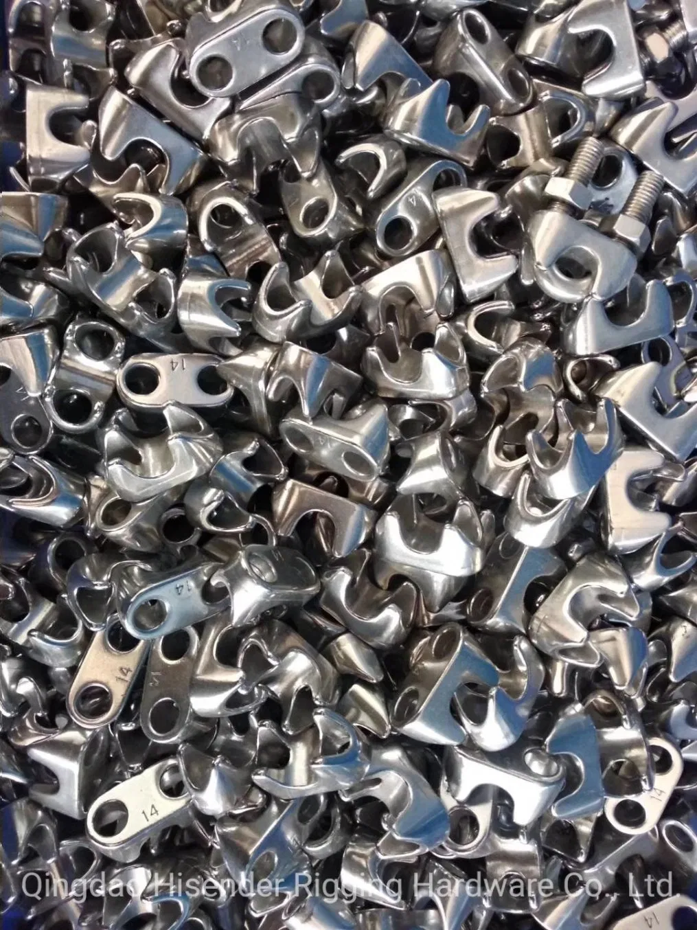 Rigging Fastener Zinc Plated DIN741 Wire Rope Clamp