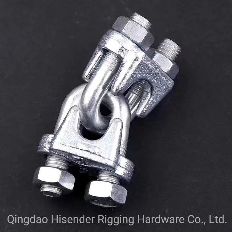 Rigging Fastener Zinc Plated DIN741 Wire Rope Clamp