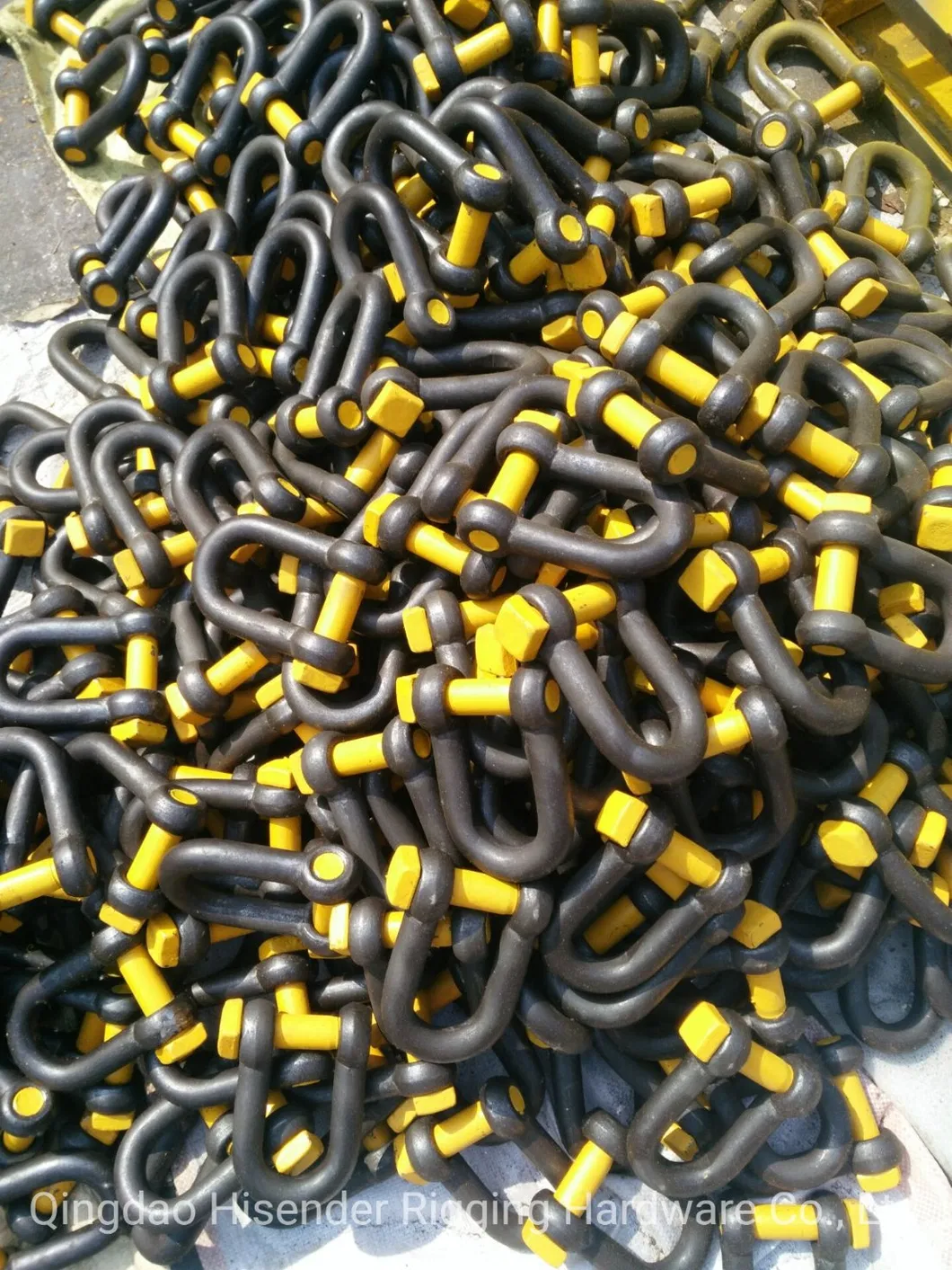 Rigging Hardware European D Type Trawling Shackle with Square Head