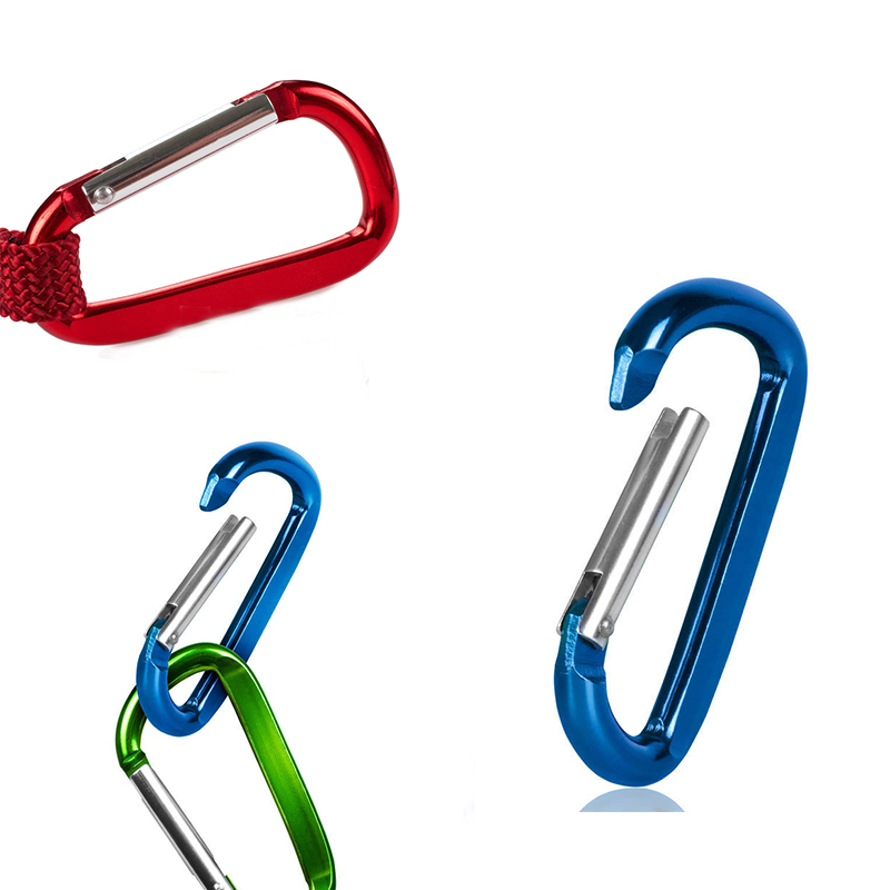 Small MOQ Promotional Hook Carabiner Aluminum Carabiner