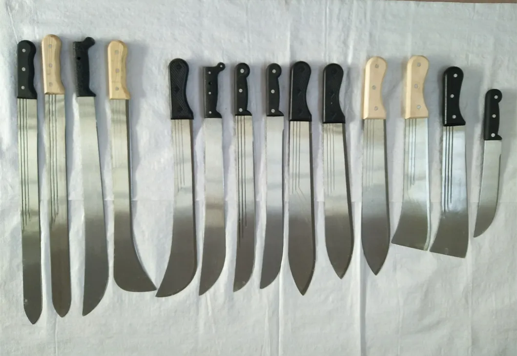 Steel Machete with Wooden Handle Plastic Handle Machete