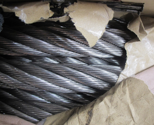 Ungalvanized Steel Wire Rope 6X37+Iwrc