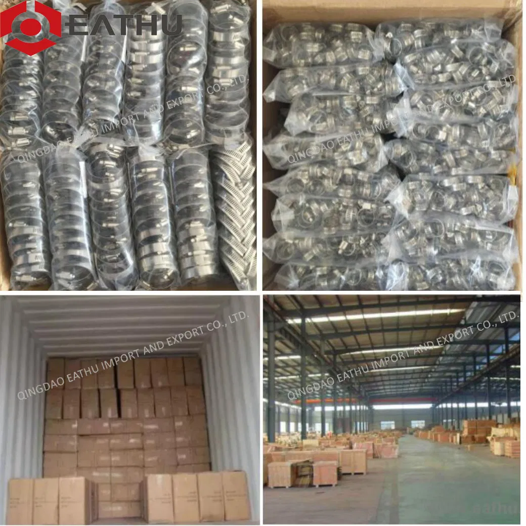 W1 Zinc Plated Steel/W2 W4 Stainless Steel Preforated American Type Hose Pipe Clamp