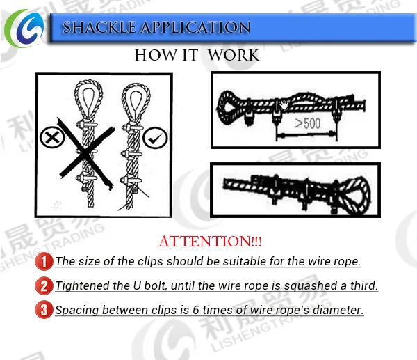 Wholesale Zinc Plated DIN1142 Wire Rope Clips